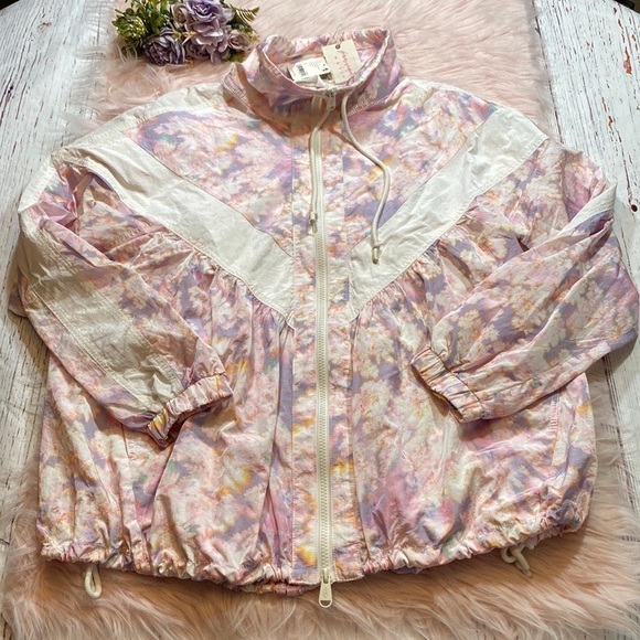 NWT Free People x Hatch Under the Sun Maternity Zip Up Jacket Daydream Combo - Picture 2 of 16